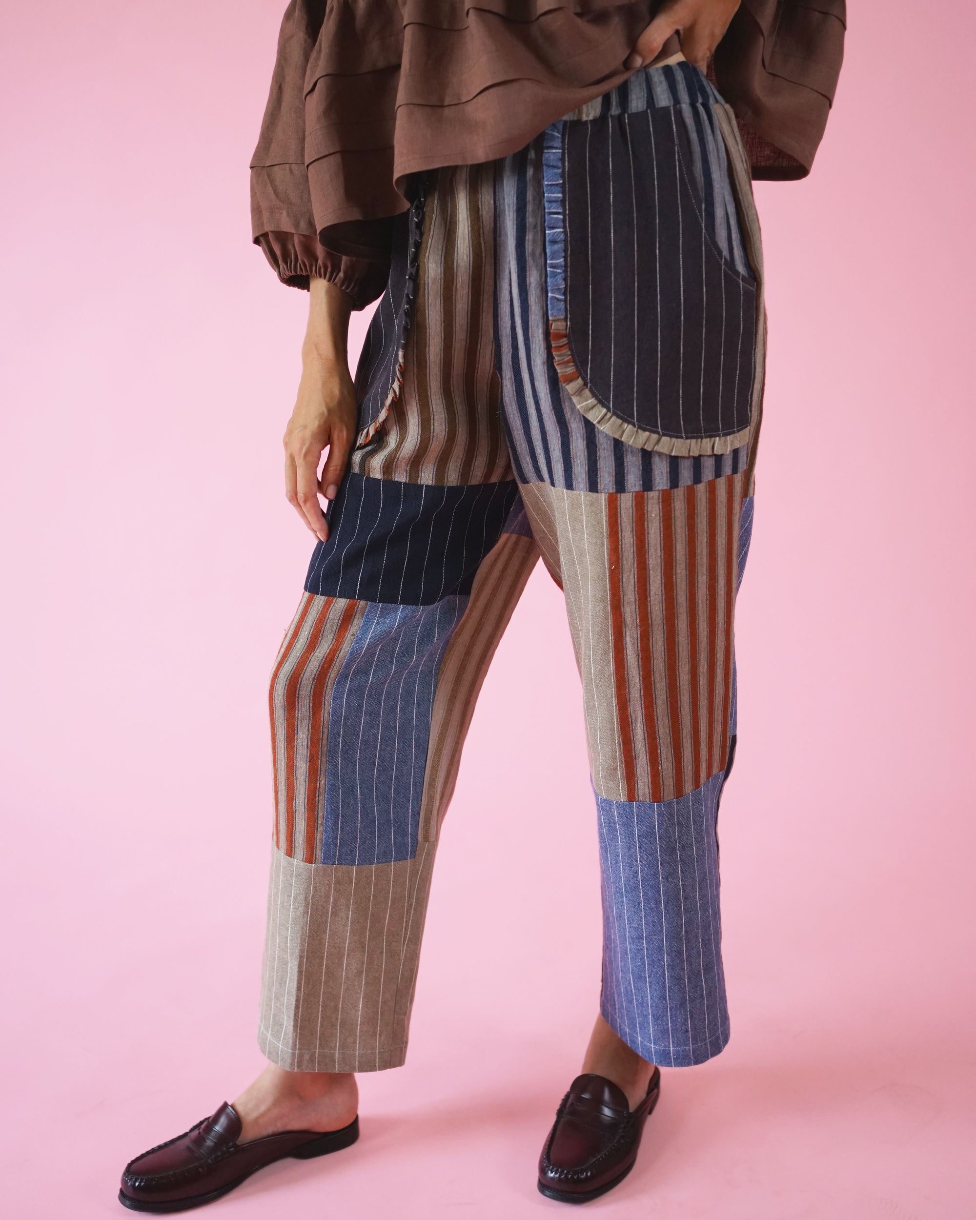 PDF střih Apron Pocket Pants | Kalhoty