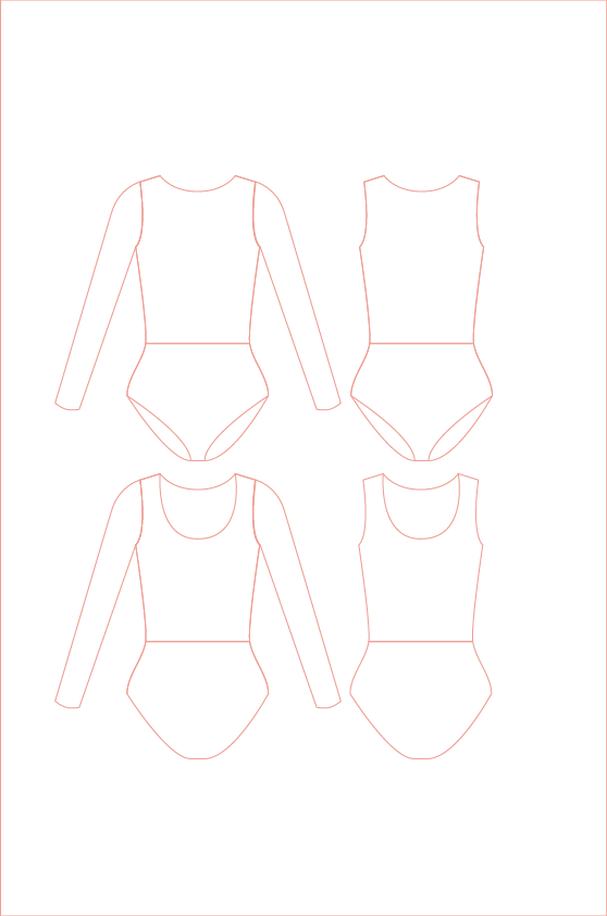 PDF střih Belen Bodysuit || Body