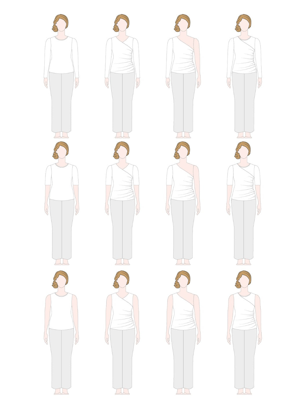PDF střih Moriko | Šaty &amp; Top