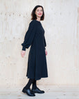 Papírový střih Multi Sleeve Midi Dress