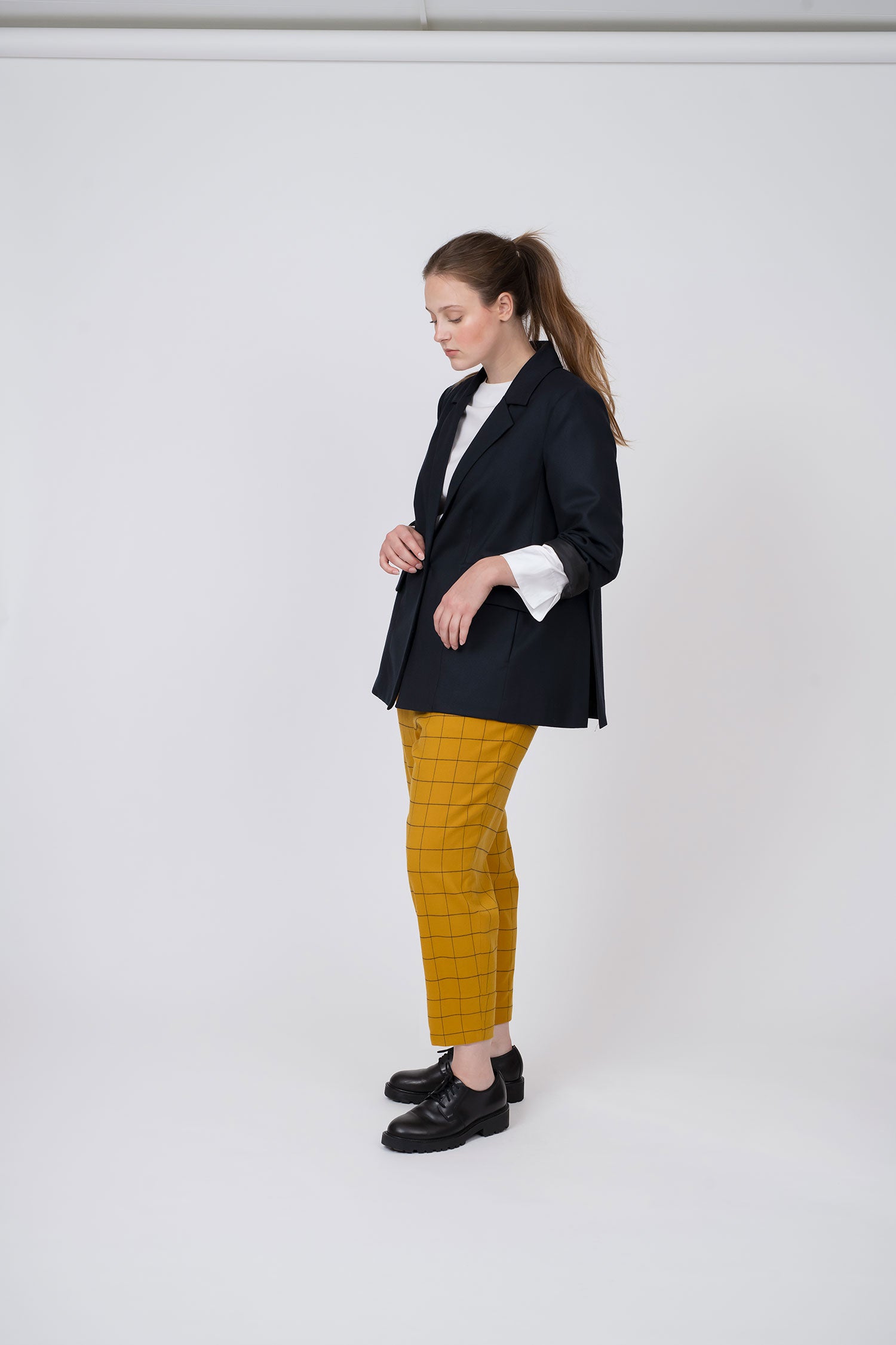 Papírový střih Pleated Trousers || Kalhoty