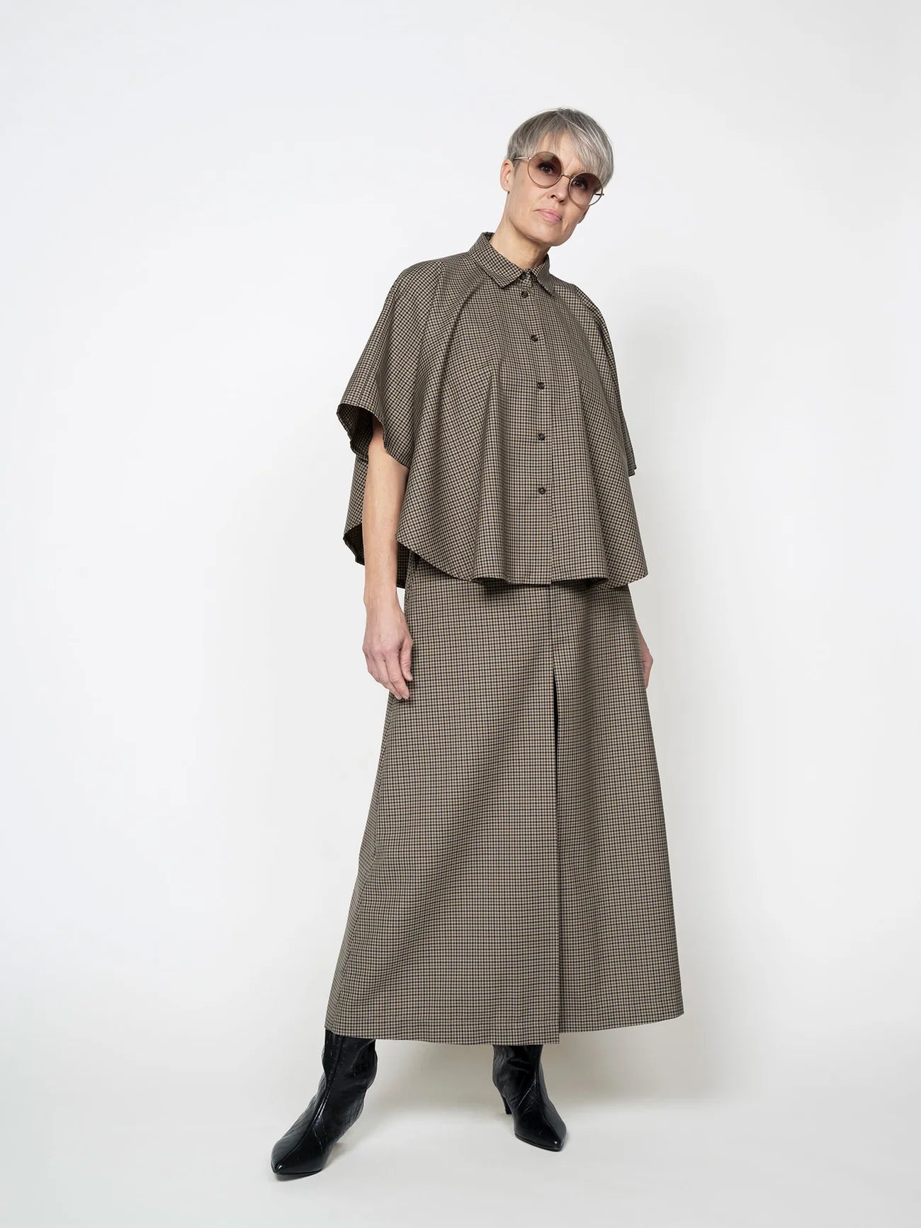 Papírový střih Poncho Shirt || Košile