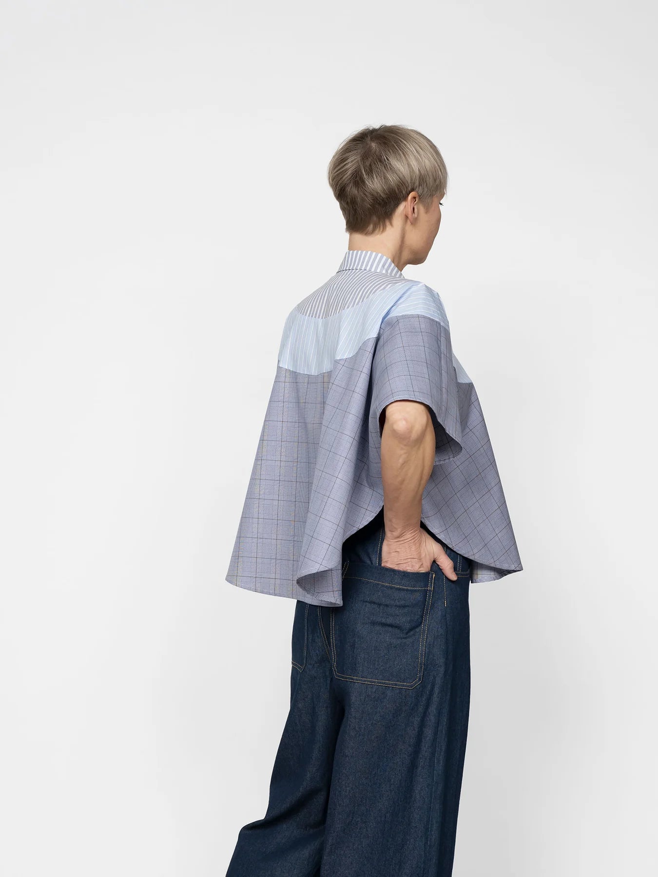 Papírový střih Poncho Shirt || Košile