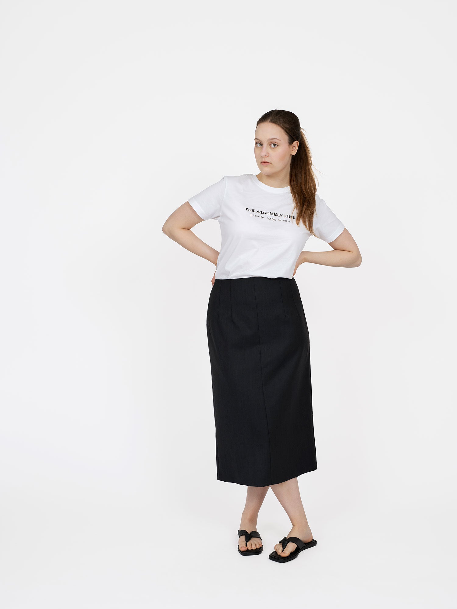 Bundle || Billow Blouse &amp; Pencil Skirt