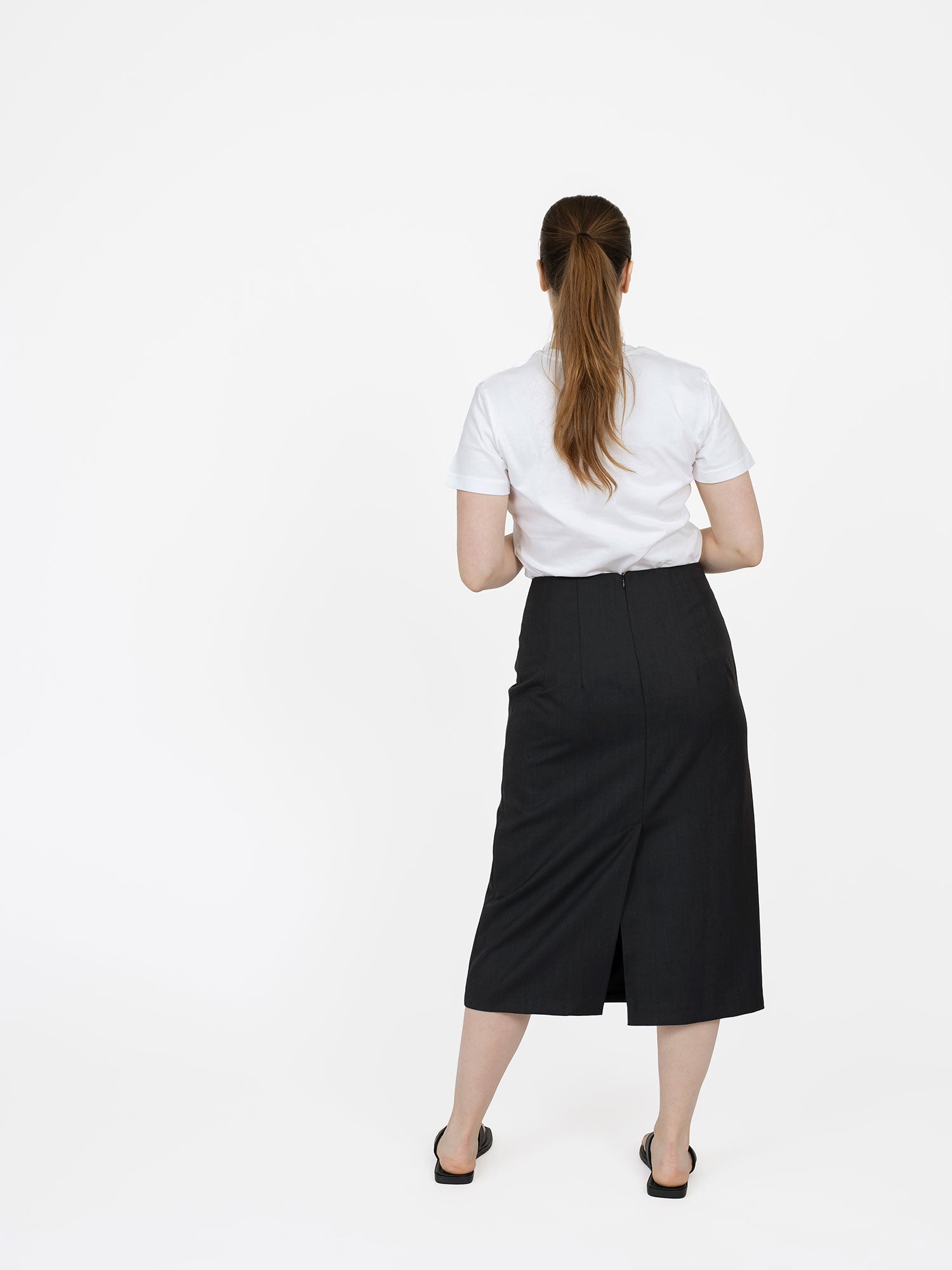 Bundle || Billow Blouse &amp; Pencil Skirt