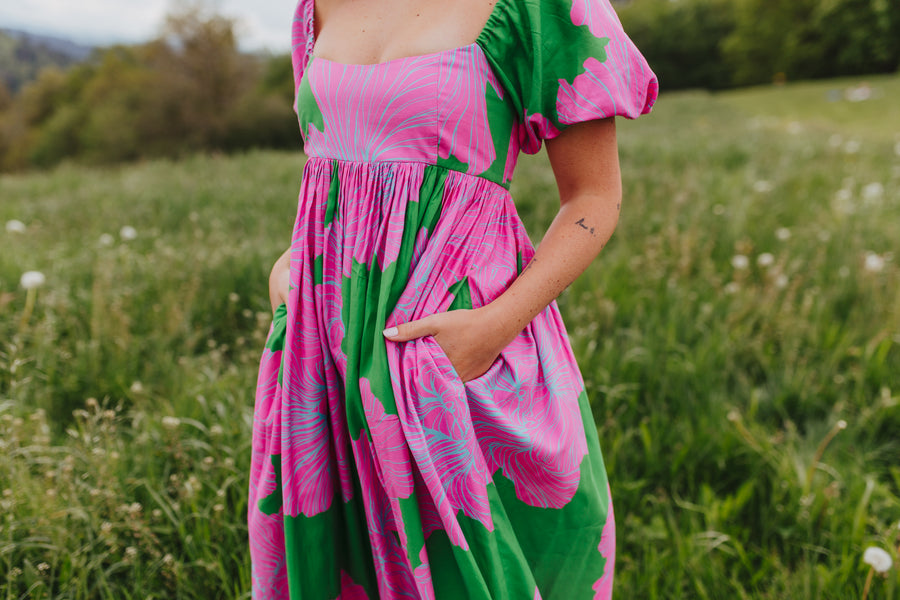 PDF střih Daphne Maxi Dress || Šaty