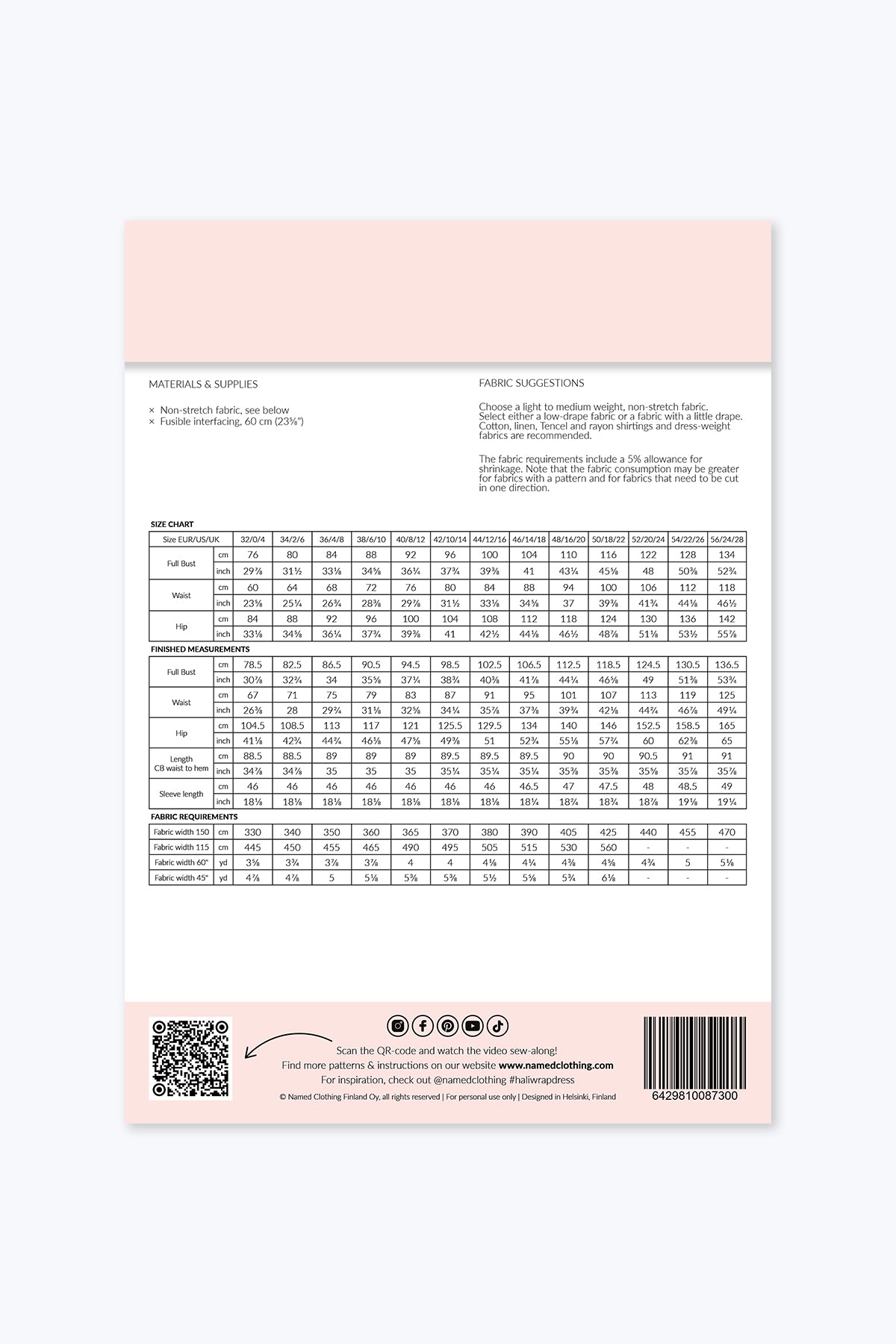 Střih Hali Wrap Dress | Šaty