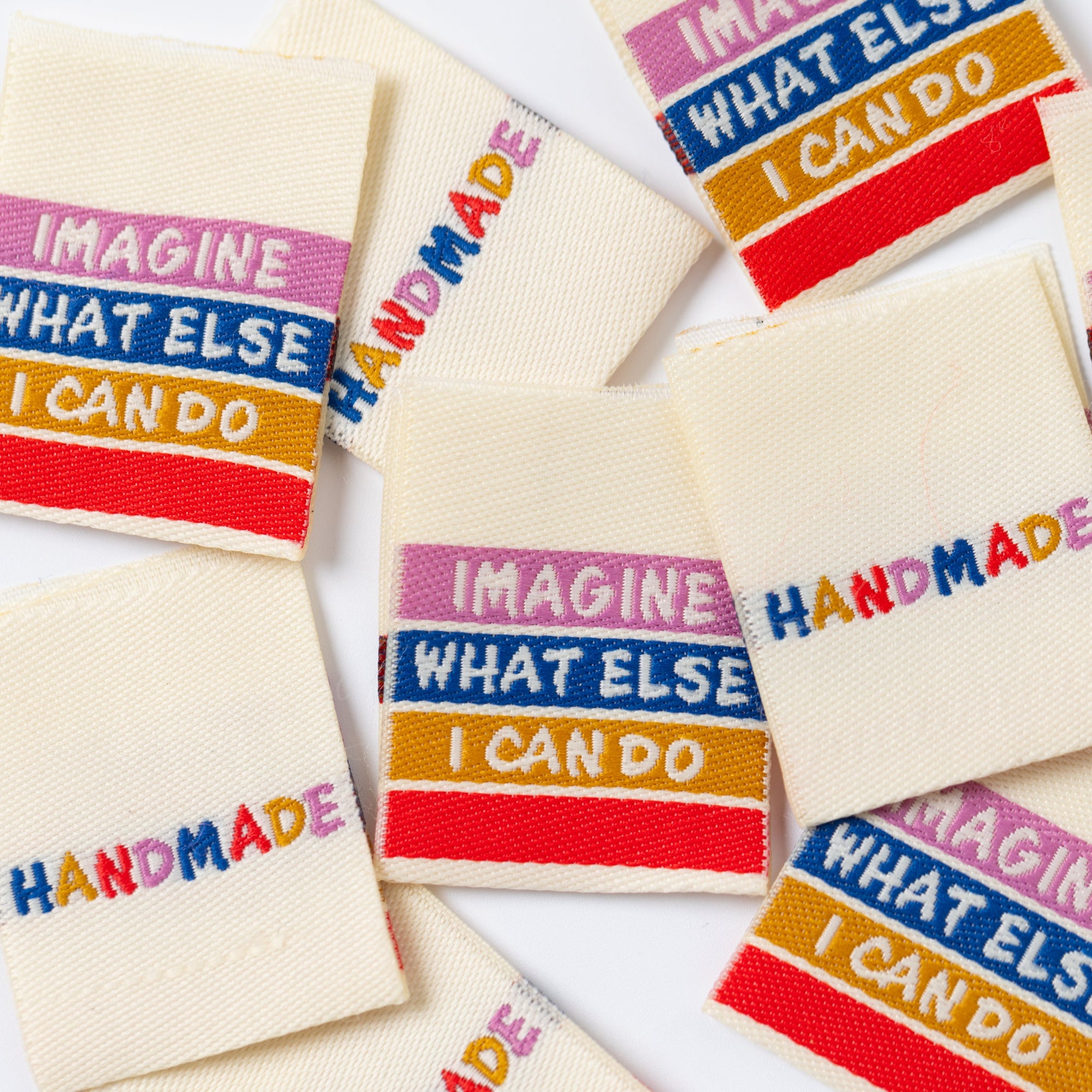 Little Rosy Cheeks "Handmade - Imagine what else I can do" | Štítky na oblečení