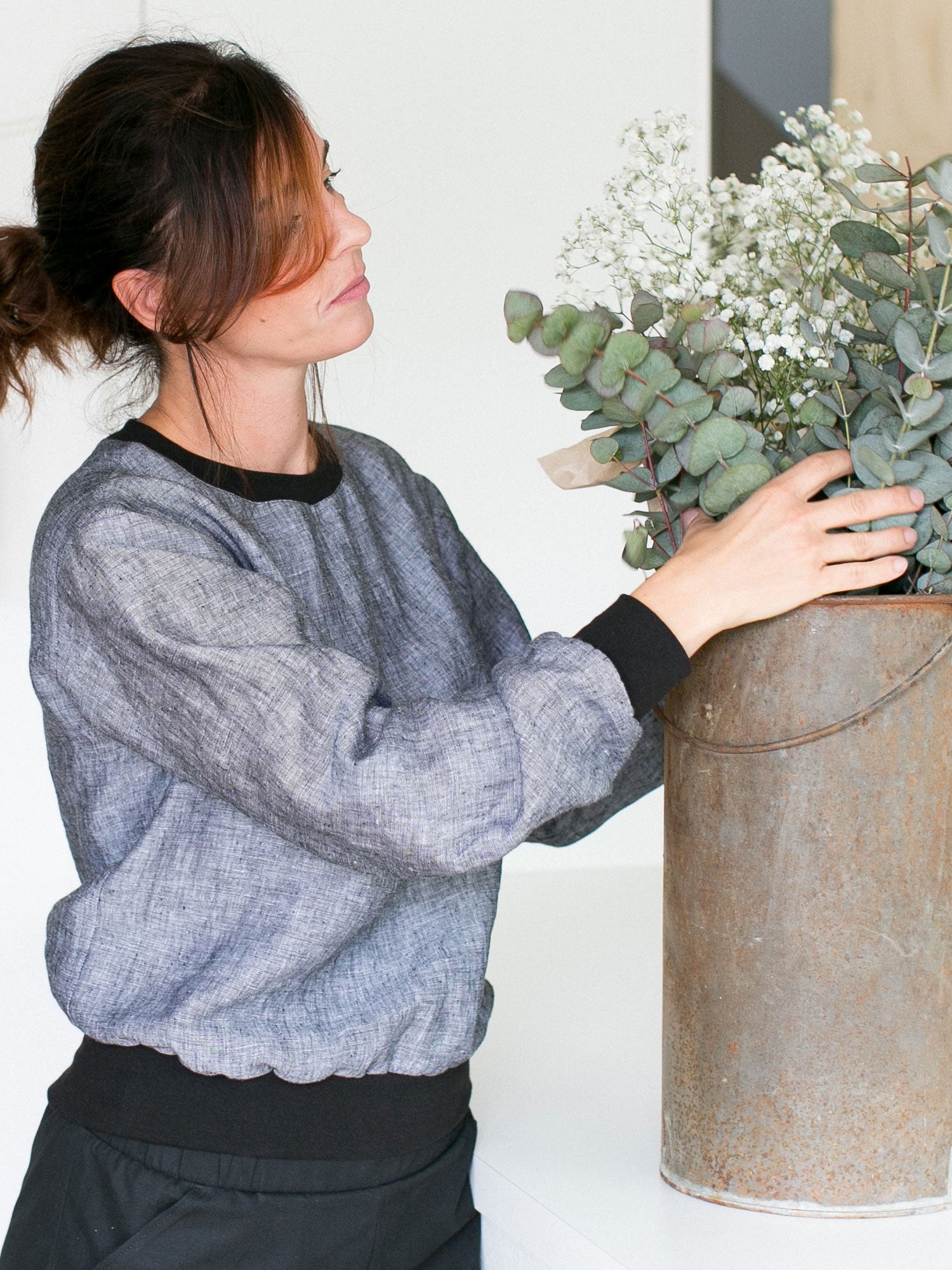 Papírový střih High Cuff Sweater