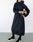 Papírový střih Hoodie Dress