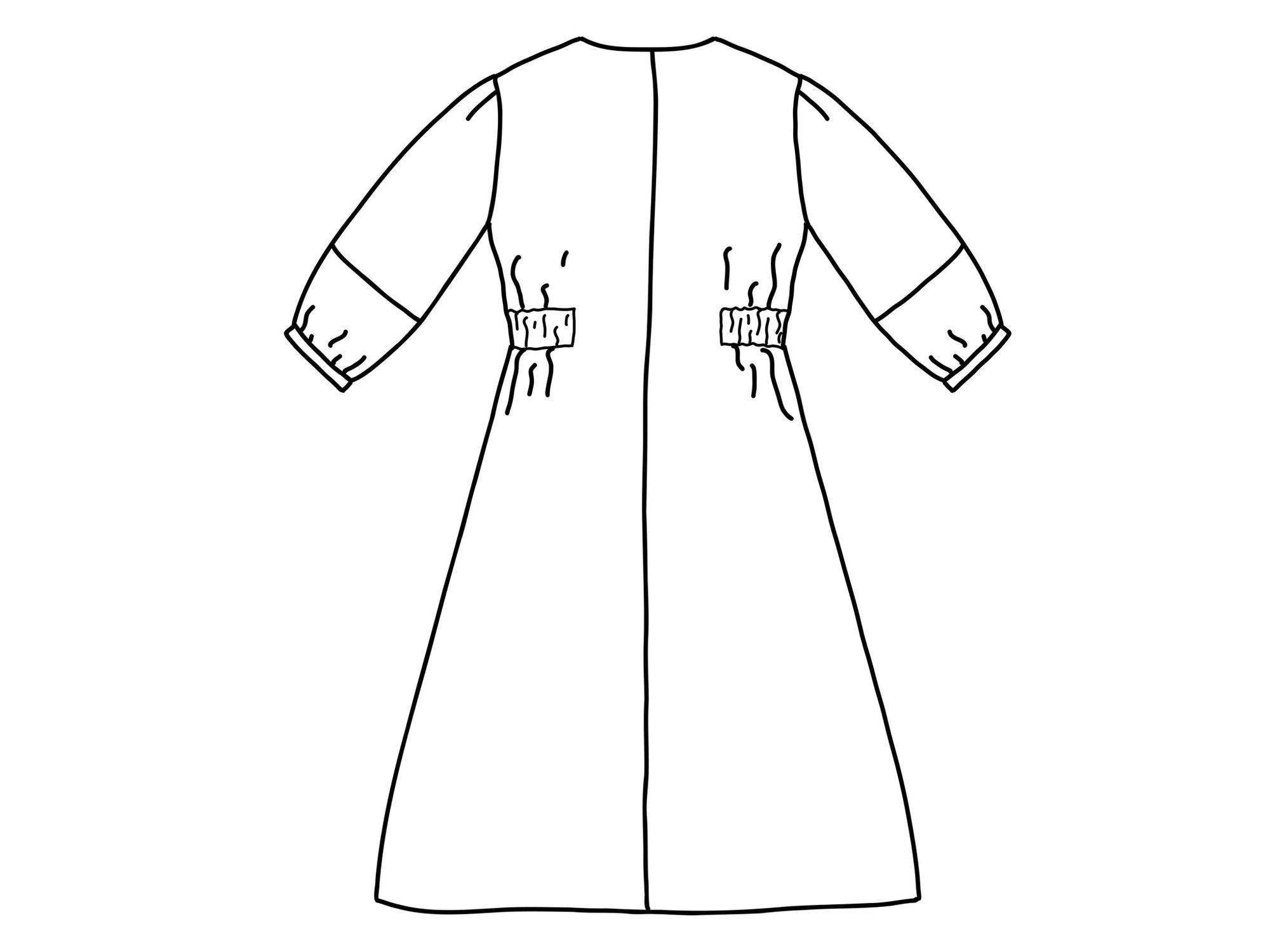 Papírový střih Jamie Dress || Šaty