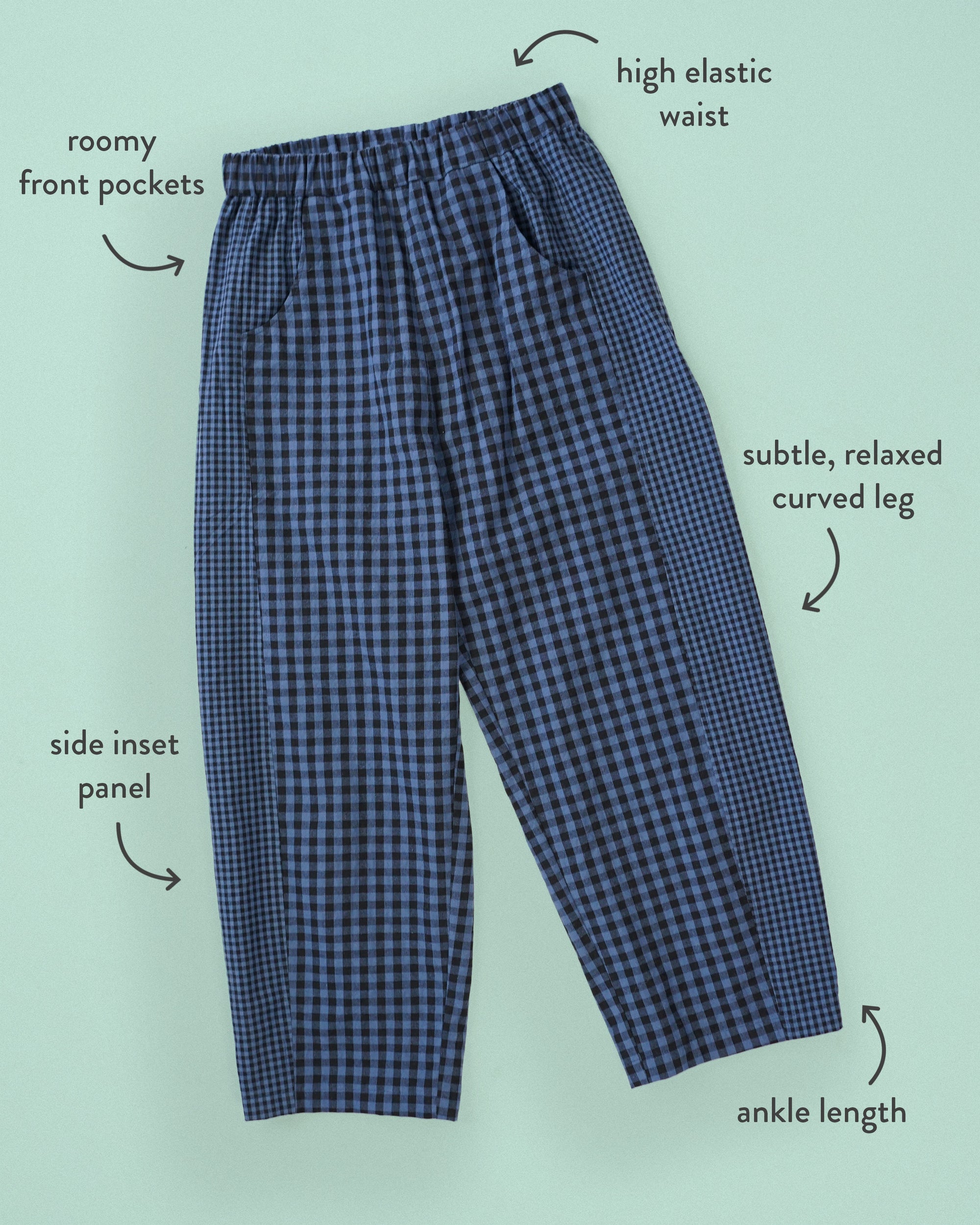 PDF střih Kite Pants | Kalhoty