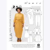 Papírový střih Lilja dress, pinafore & blouse