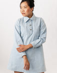 Střih Loviisa Denim Dress | Šaty