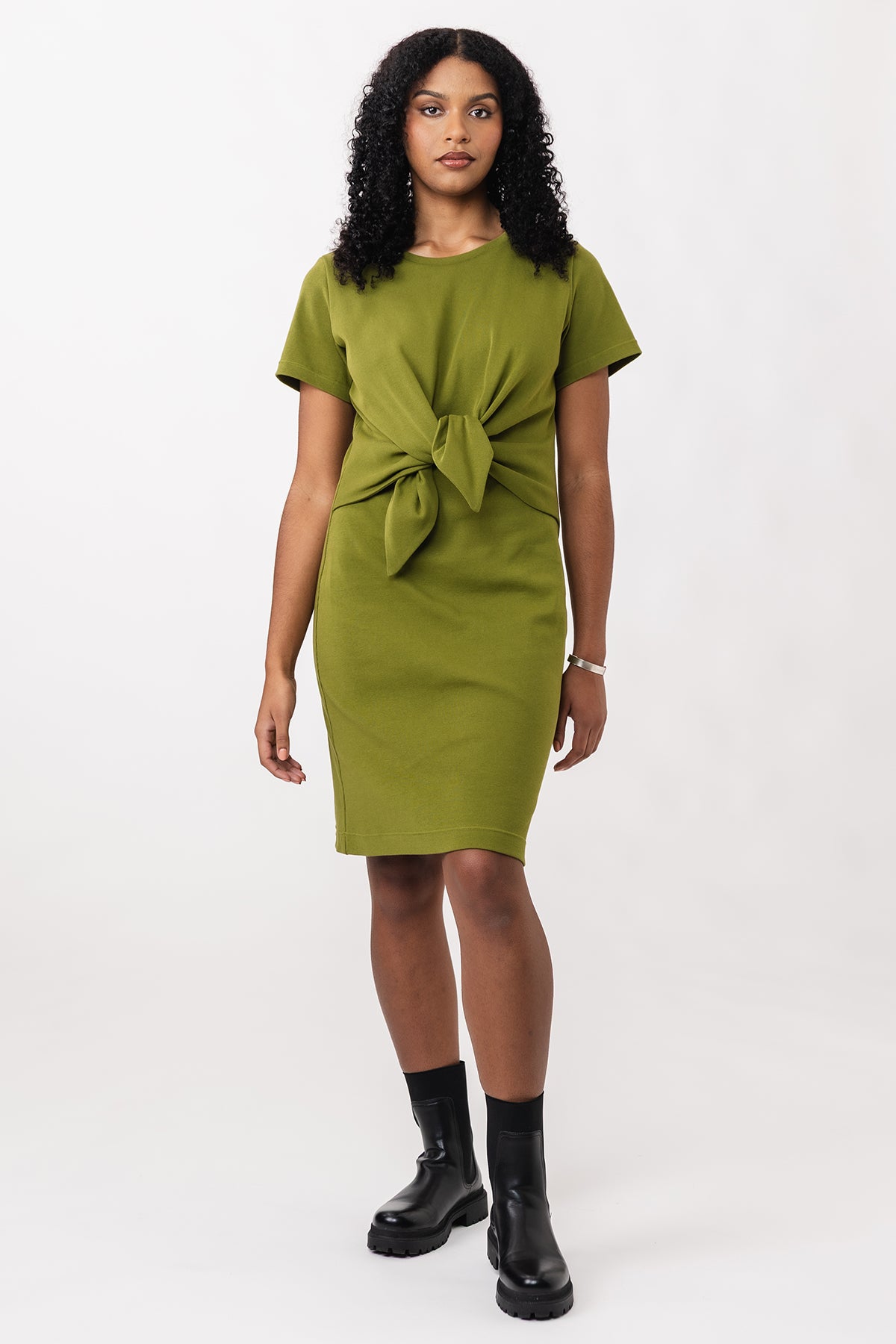 PDF střih Lyyti Tie Front Dress | Šaty