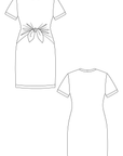 PDF střih Lyyti Tie Front Dress | Šaty