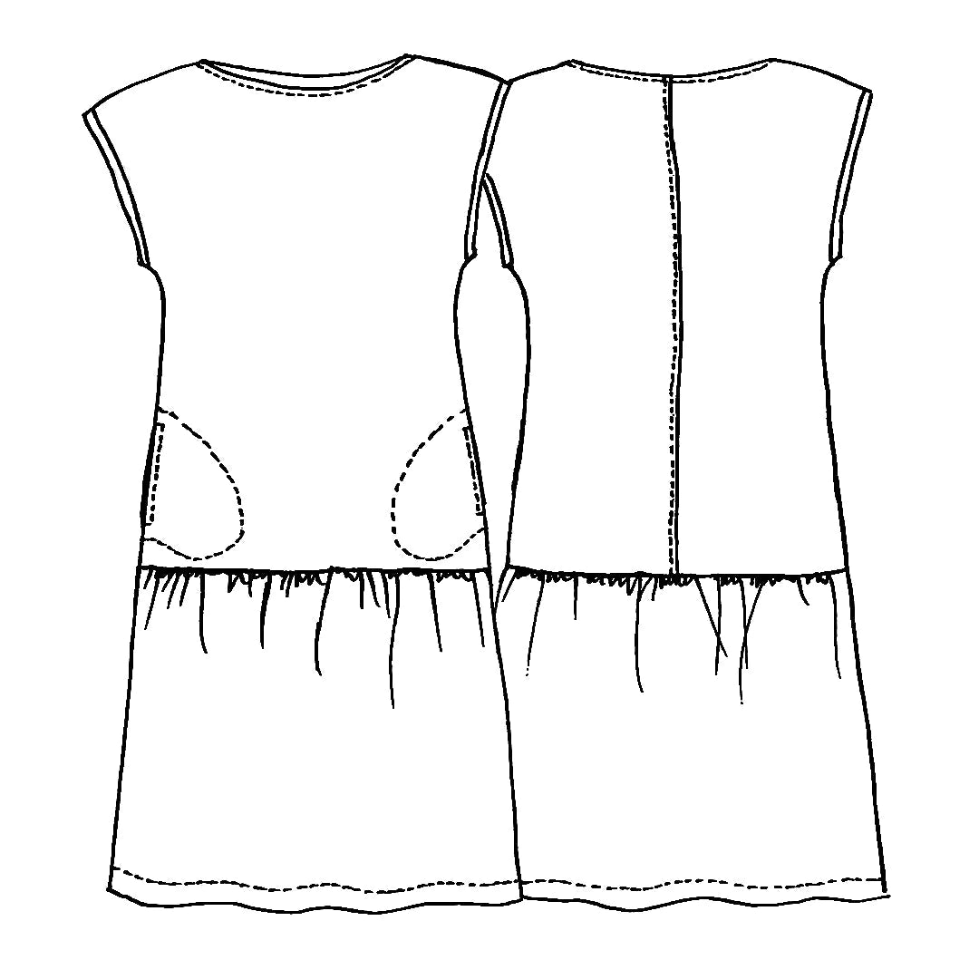 Papírový střih Mattea Dress &amp; Top