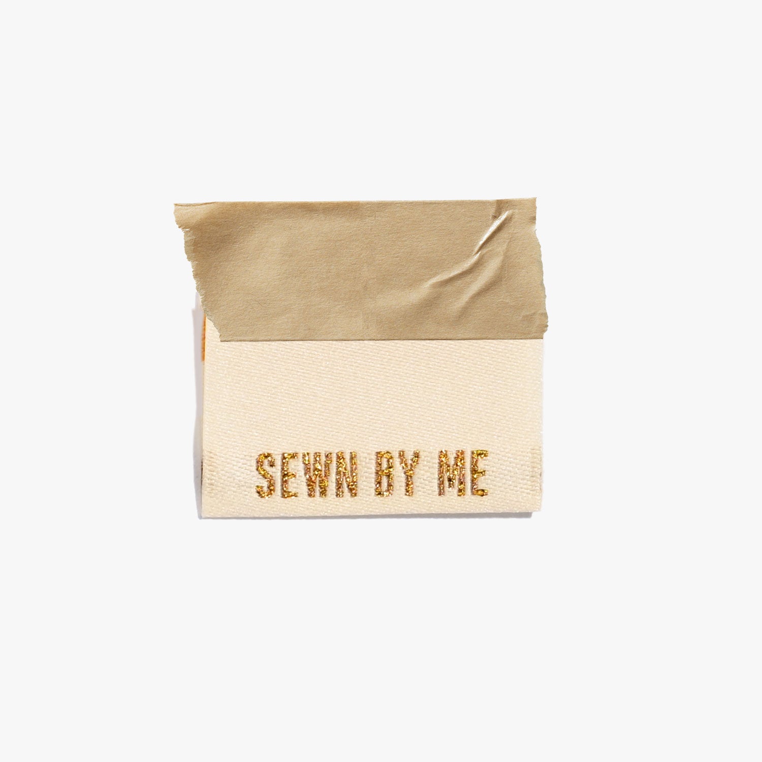 KATM štítky "Metallic Side Seam - Cream"
