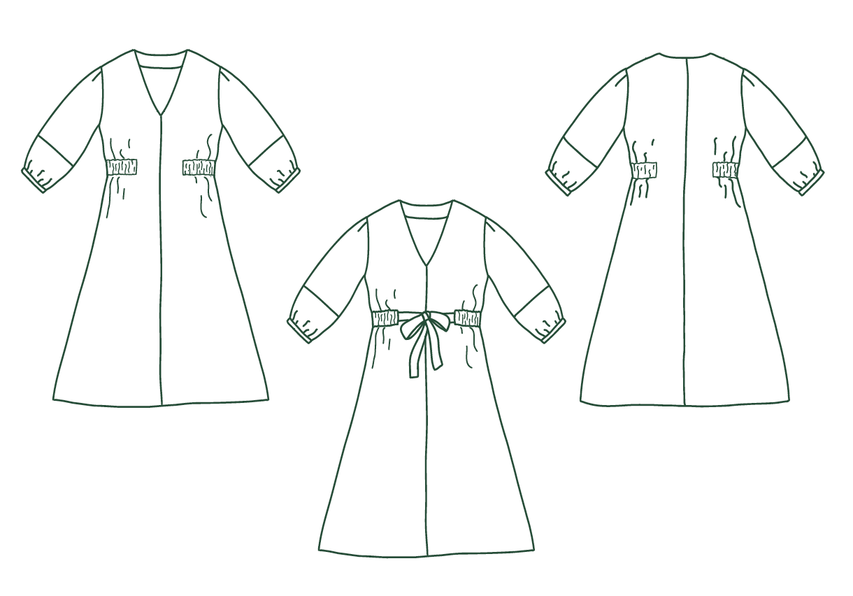 Papírový střih Jamie Dress || Šaty