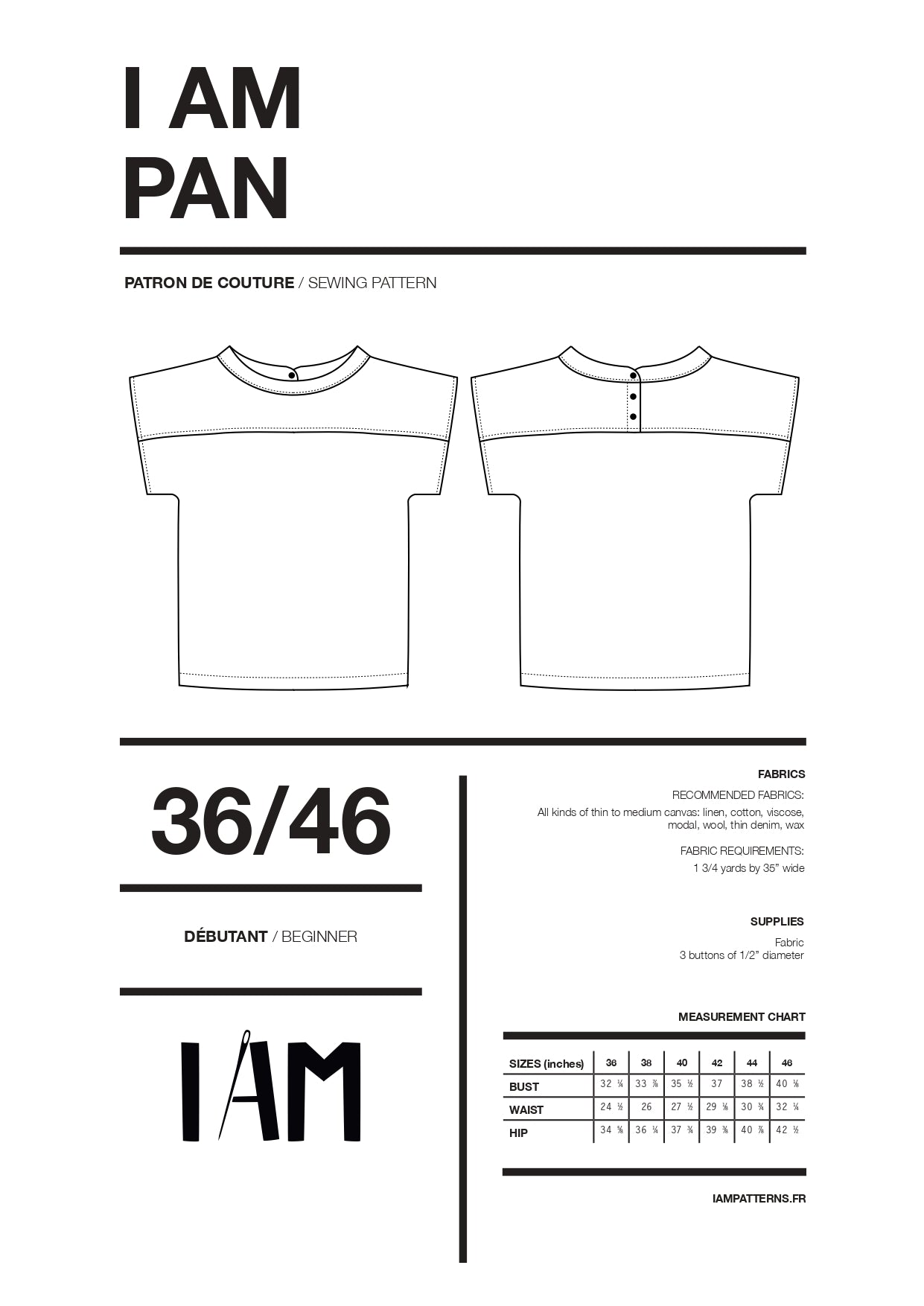 Papírový střih I AM Pan