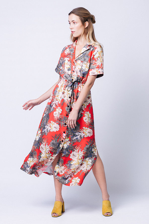 Papírový střih Reeta Shirt Dress || Košilové šaty