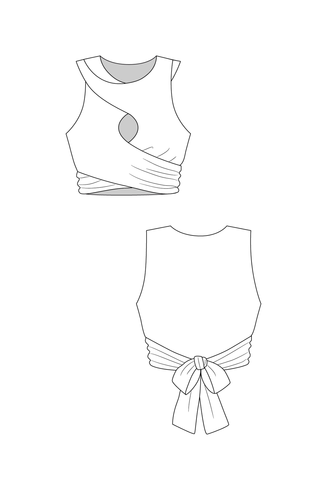 Papírový střih Sisko Interlace Dress & Top