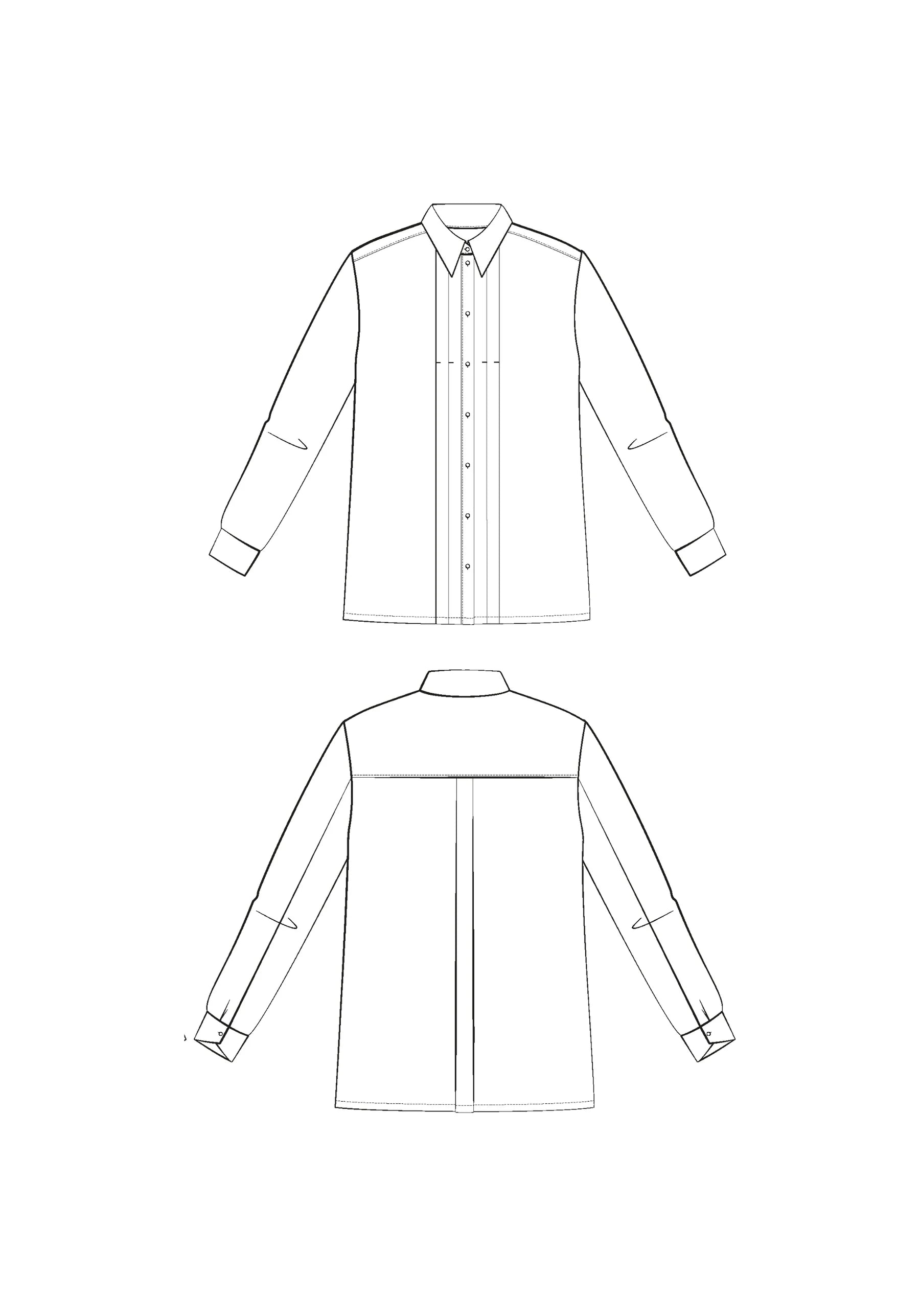 Papírový střih Scala Shirt || Košile