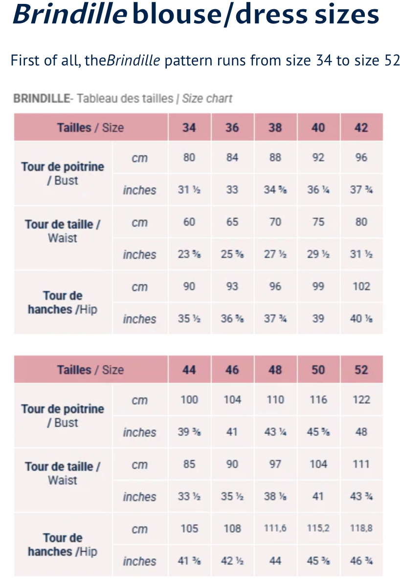 Papírový střih Brindille Blouse &amp; Dress | Šaty &amp; Halenka