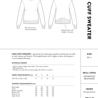 Papírový střih High Cuff Sweater
