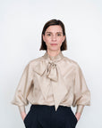 Papírový střih Tie Bow Blouse