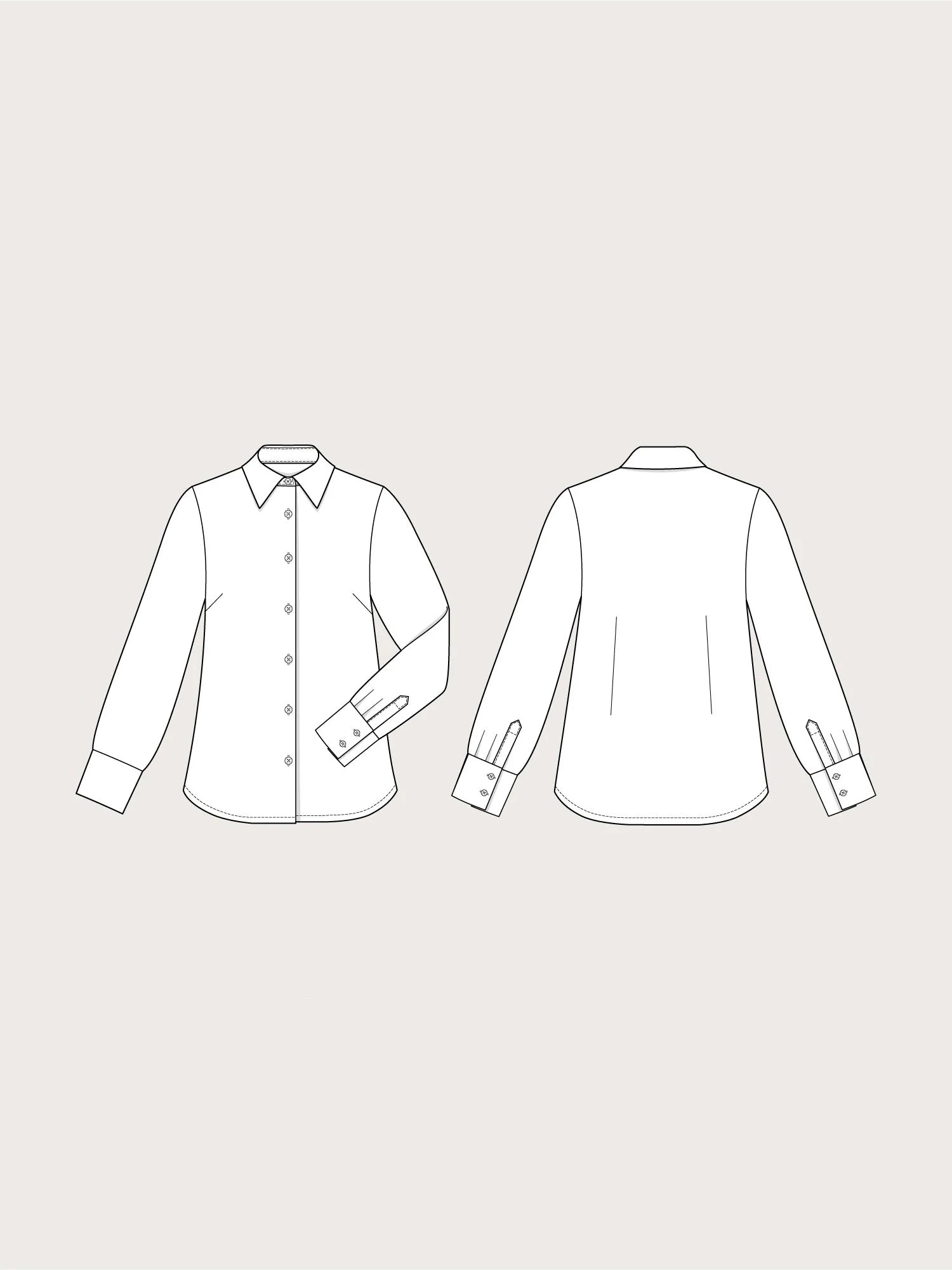 Papírový střih Classic Shirt | Košile