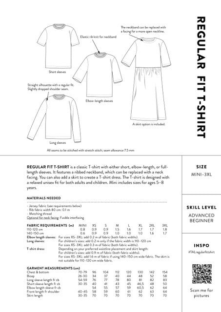 Papírový střih Regular Fit T-Shirt | Tričko