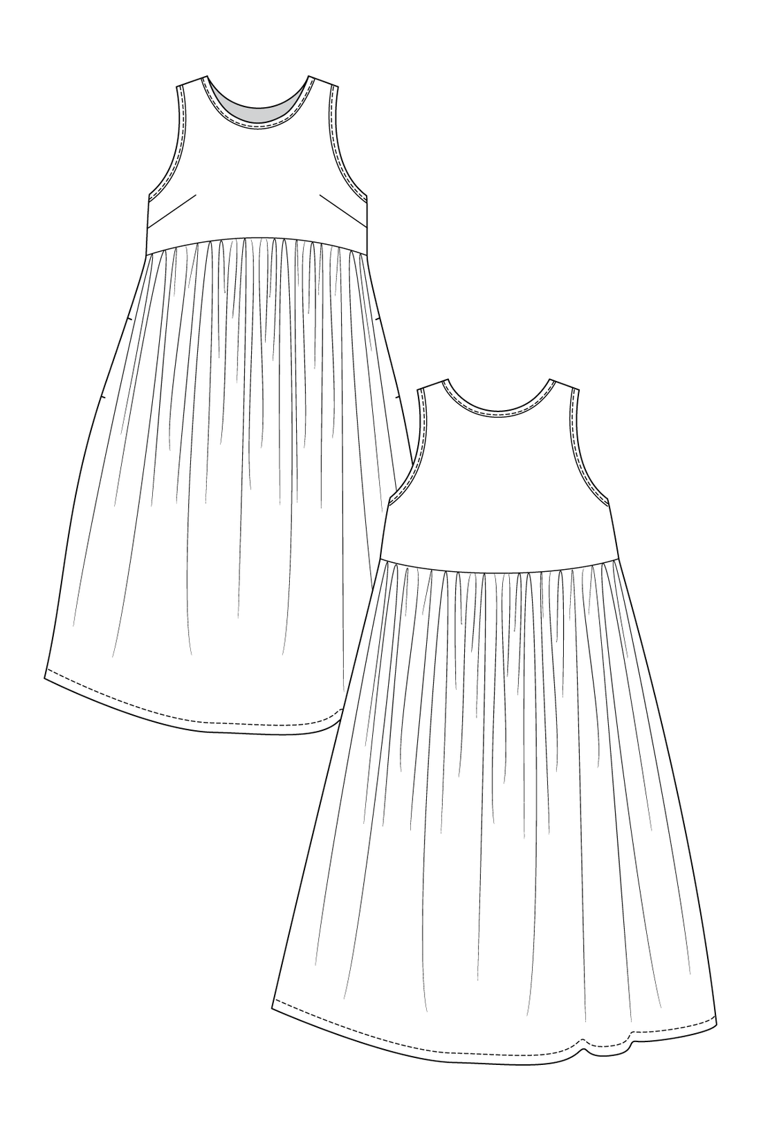 Papírový střih Taimi Top & Dress