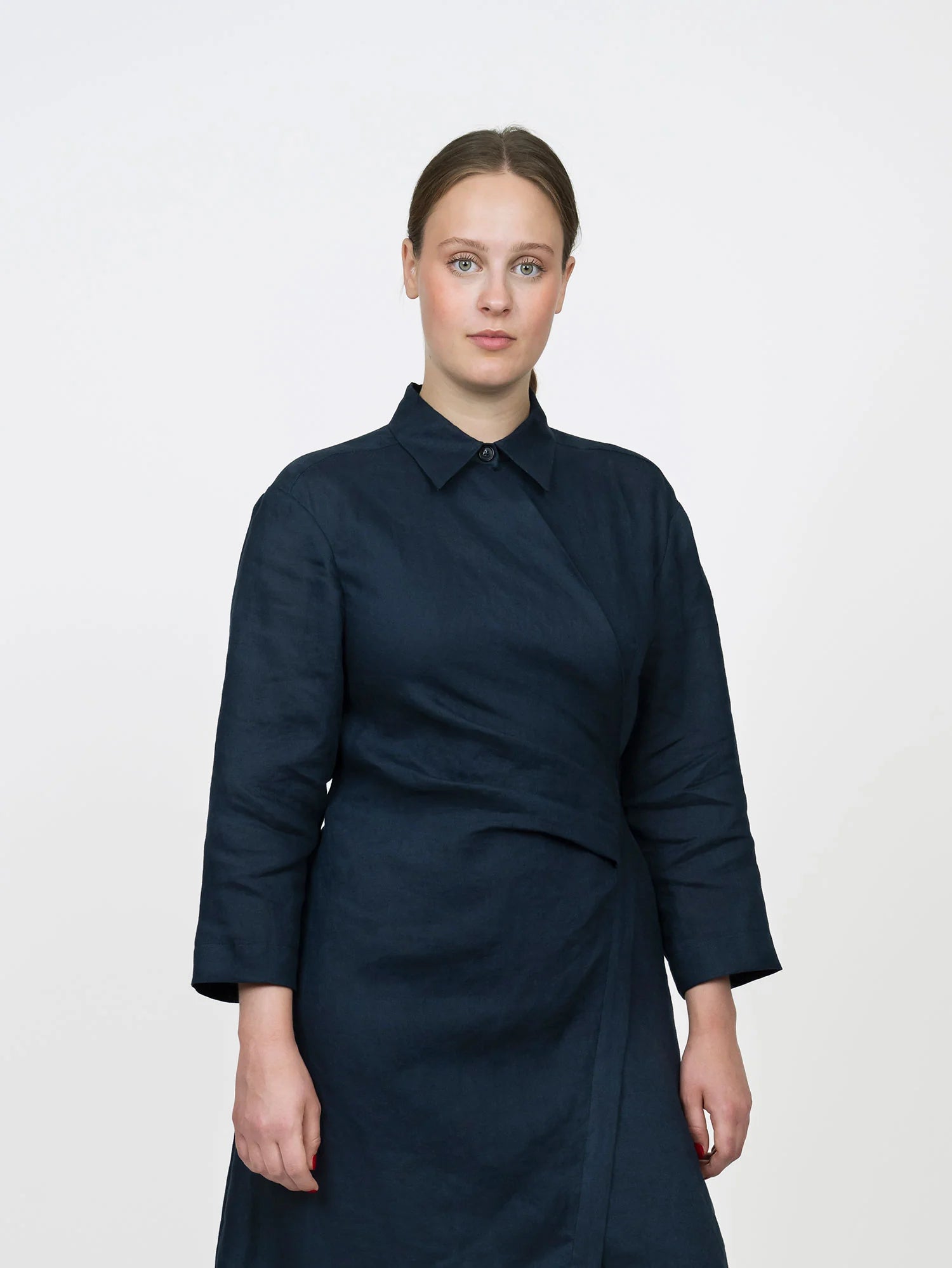 Papírový střih Wrap Dress | Šaty