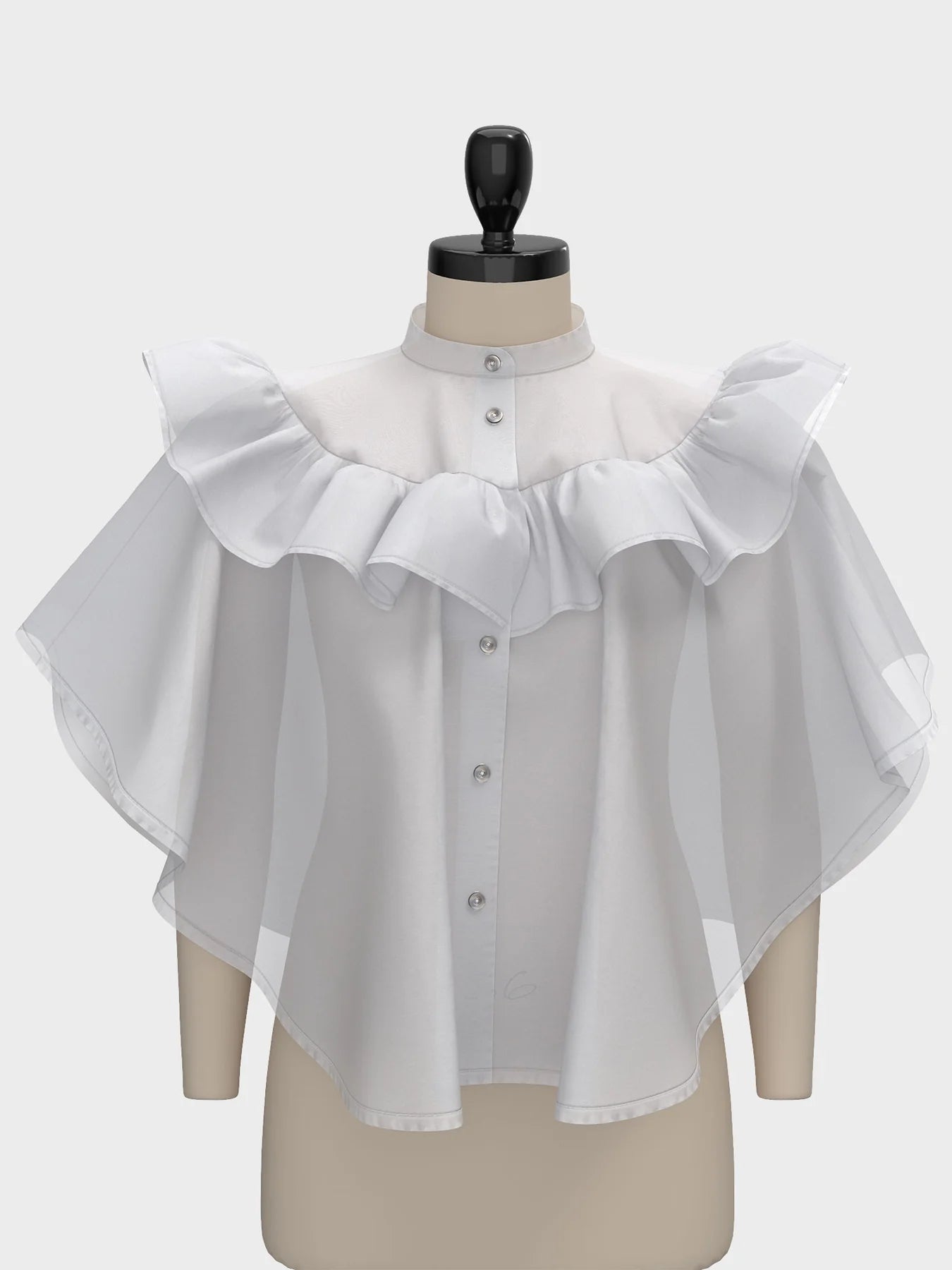 Papírový střih Poncho Shirt || Košile