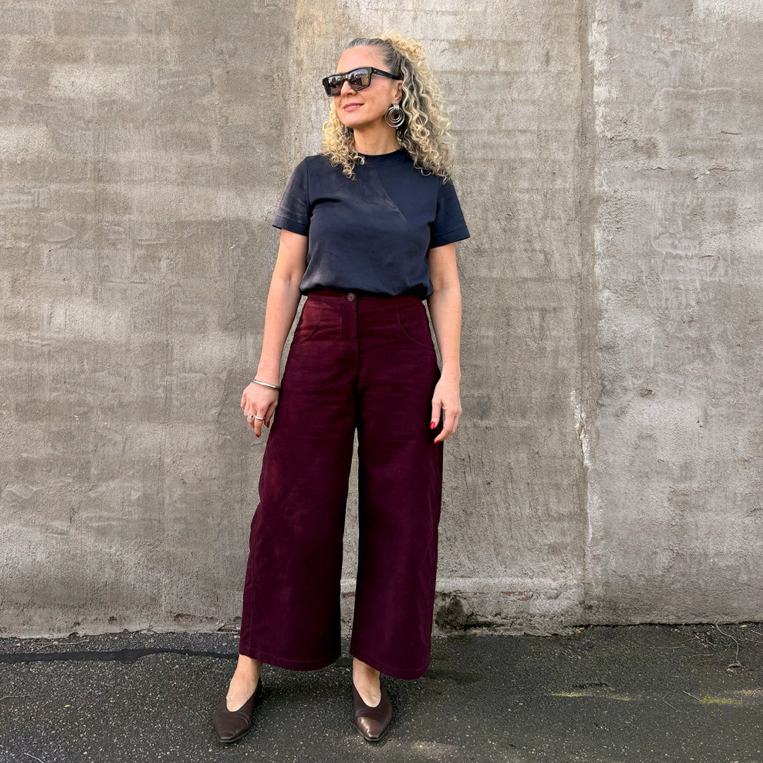 Papírový střih Alba Pants | Kalhoty