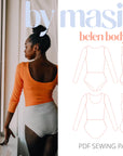 PDF střih Belen Bodysuit || Body