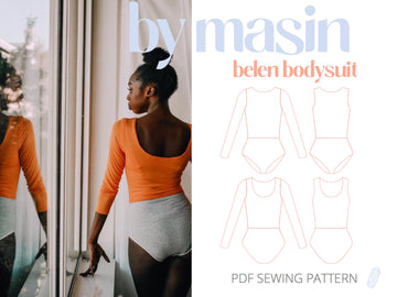 PDF střih Belen Bodysuit || Body