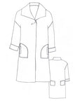 Papírový střih Brooklyn Coat | Kabát