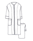 Papírový střih Florence Coat