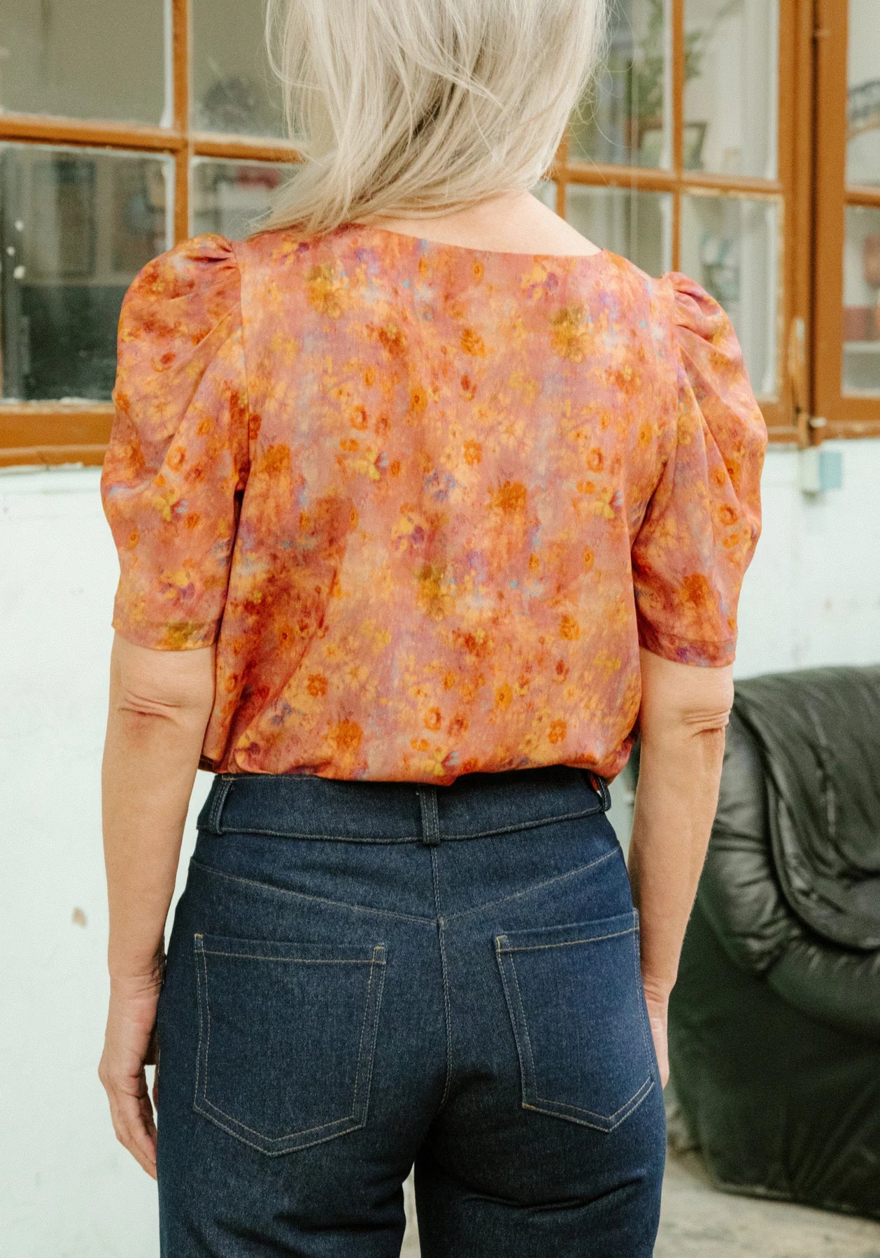 Papírový střih Worn Jeans || Kalhoty