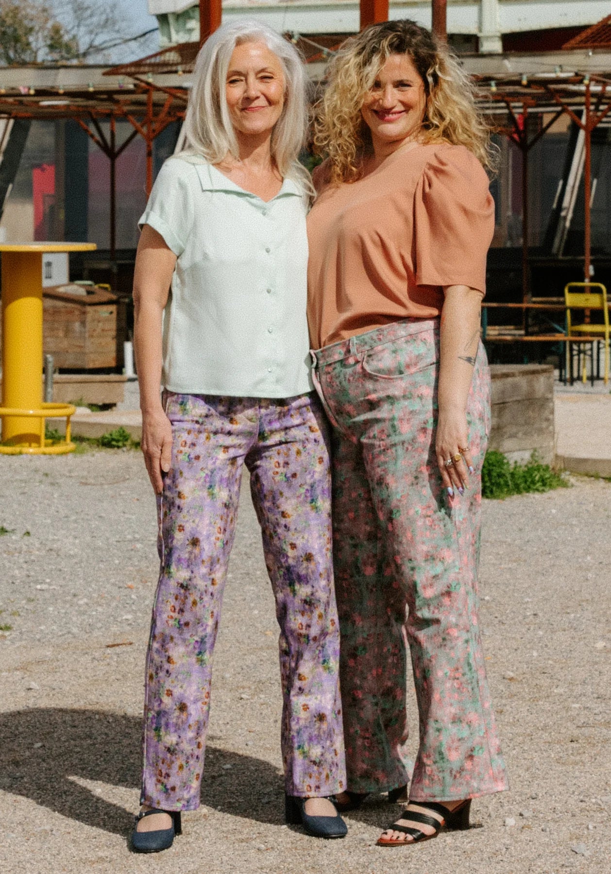 Papírový střih Worn Jeans || Kalhoty