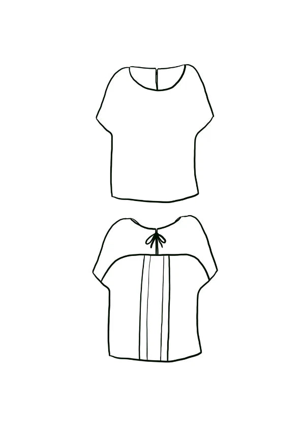 Papírový střih Palma || Top