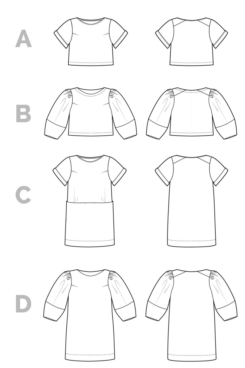 Papírový střih Cielo Top &amp; Dress