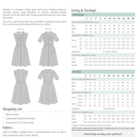Papírový střih Matilda Dress