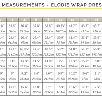 Papírový střih Elodie Wrap Dress