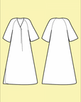 Papírový střih Kaftan Dress