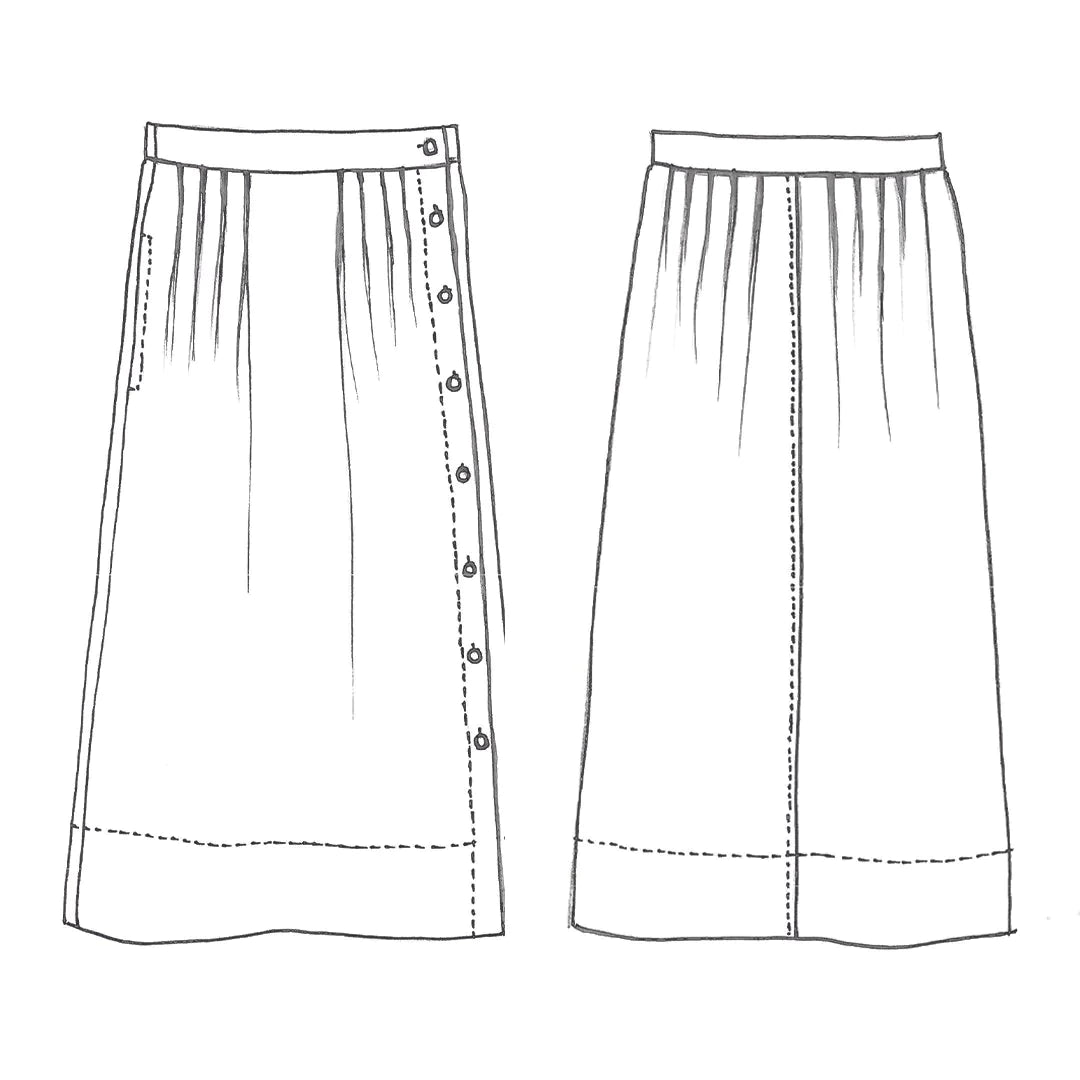 Bundle || Střihy Tessuti Madden Skirt + Rae Top