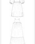 PDF střih ZW Tier Dress