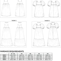 PDF střih ZW Tier Dress